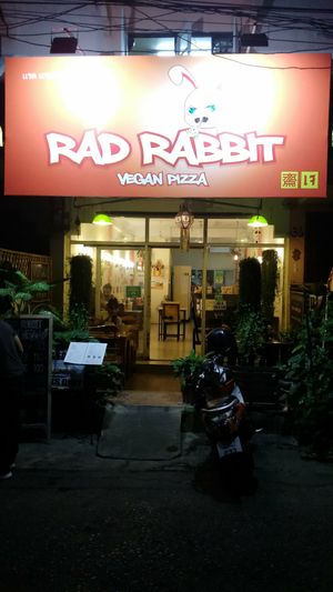 Street view at Rad Rabbit in Chiang Mai