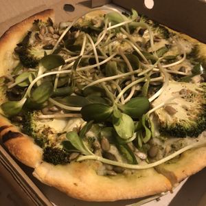 Green garden pizza! at Rad Rabbit in Chiang Mai