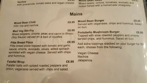 mains at The Roebuck in Leek