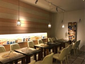 Interior at Vegetable Cafe Lyra in Sapporo