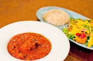 Red Curry at Vegetable Cafe Lyra in Sapporo