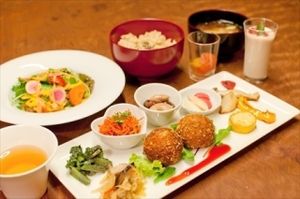 Lunch Set at Vegetable Cafe Lyra in Sapporo