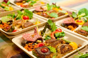 Vegan Lunch Box at Vegetable Cafe Lyra in Sapporo