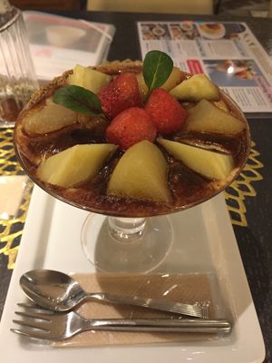 Parfait at Vegetable Cafe Lyra in Sapporo