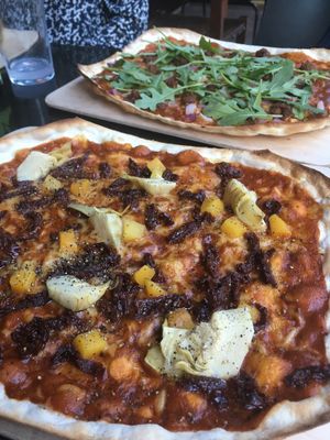 Vegan flamebreads at Iggys' Bar & Food Joint in Helsinki