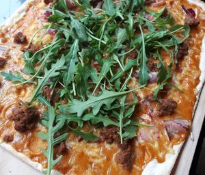 Vulture flamebread at Iggys' Bar & Food Joint in Helsinki