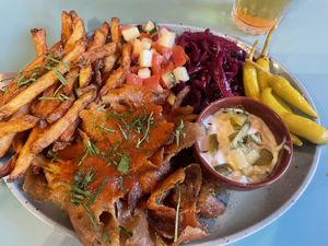 The best vegan kebab!   at Falloumi in Stockholm