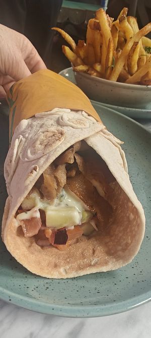 Vegan kebab role at Falloumi in Stockholm