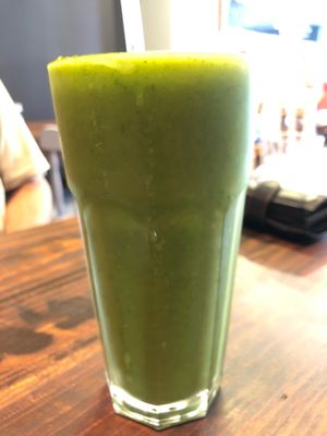 Green smoothy at The Grazing Goat Cafe in Mackay