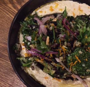 vegan hummus at The Hummus Club in Northbridge