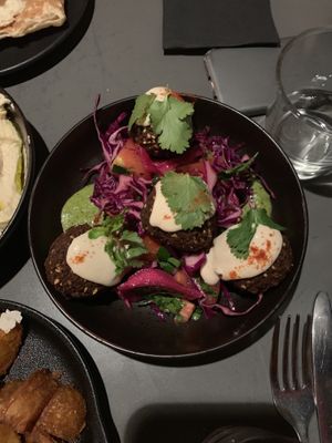 Falafel salad at The Hummus Club in Northbridge