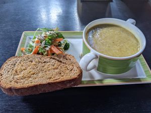 Soup at Rainbow Cafe in Ella
