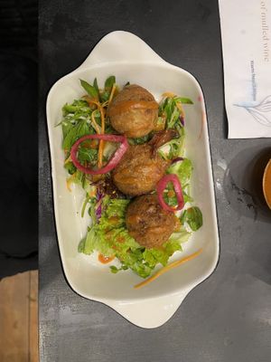 Mushroom croquette  #Veganuary at Rainbow Cafe in Ella