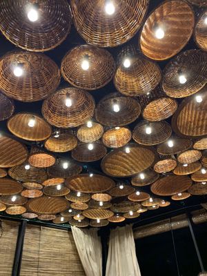 Interior (top floor)  at Rainbow Cafe in Ella