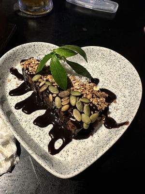 Chocolate cake  at Rainbow Cafe in Ella