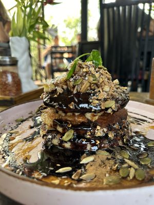 Pancakes   at Rainbow Cafe in Ella