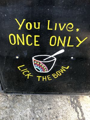 Sign  at Rainbow Cafe in Ella