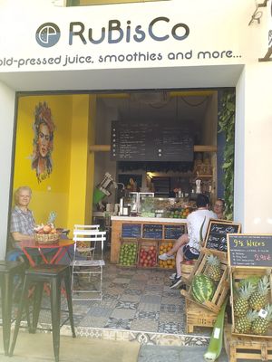 Cheerful and friendly. at RuBisCo Cold Pressed Juice in Rhodes