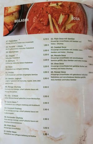 Menu at Veggie & Vega - Restaurant in Berlin