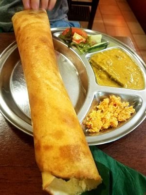 Masala vegan dosa :) at Veggie & Vega - Restaurant in Berlin