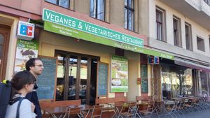 Outside at Veggie & Vega - Restaurant in Berlin