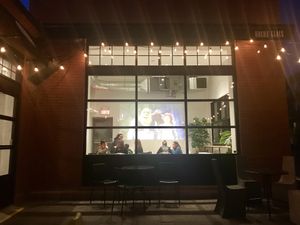 Terrasse en soirée 🌙 at Hoche Glace in Montreal