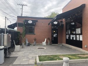 Outside  at Hoche Glace in Montreal