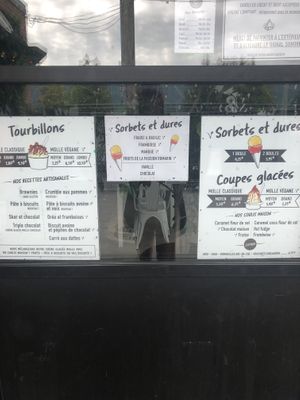 Choices at Hoche Glace in Montreal