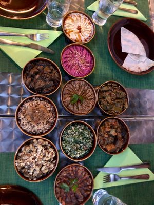 Fabulous selection of delicious food! Would highly recommend a visit!  at Falafelmania - Restaurante Vegetariano y Vegano Oriental in Alicante