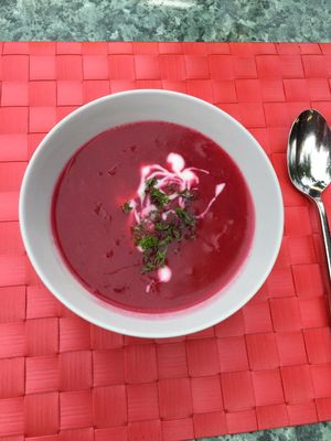 Our beetsoup. at De Werfkring in Utrecht