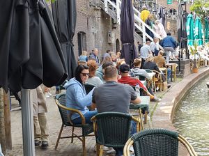 A summer lunch along the canals. at De Werfkring in Utrecht