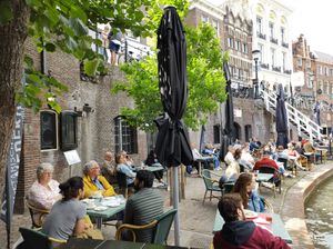 A summer lunch along the canals. at De Werfkring in Utrecht