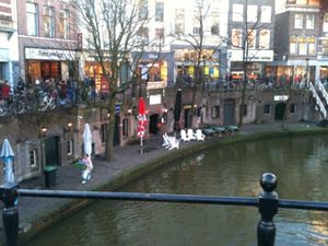 View from above at De Werfkring in Utrecht