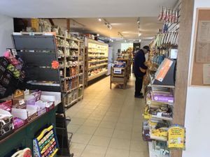 Comfortable shopping area. at Aardvark Alternatives in Carmarthen