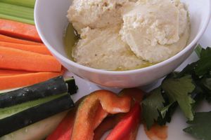 Humus with raw vegetable batons
Humus con Bastones de verduras at Alma Amor in Ollantaytambo