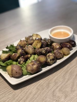 Potatoes  at Alma Amor in Ollantaytambo