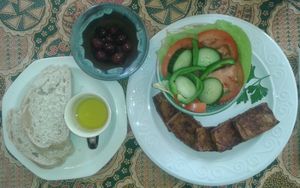 An example of the Lunchtime Veggie Plate at The Vege Table - Nature's Path in Swakopmund