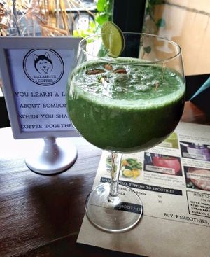 Huge smoothie menu!Loyalty cards are available!  at Malamute Coffee in Pattaya