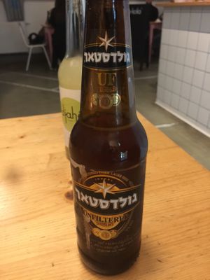 A very good blonde beer!  at Mashery - Hummus Kitchen in Cologne