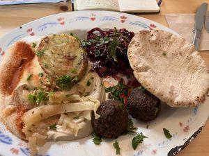 Dedicated to „Oktoberfest "  at Mashery - Hummus Kitchen in Cologne