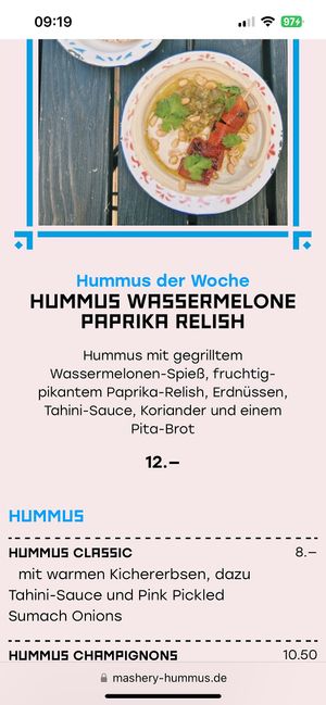   at Mashery - Hummus Kitchen in Cologne