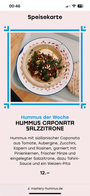   at Mashery - Hummus Kitchen in Cologne