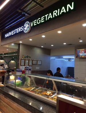 front at Harvesters Vegetarian in Quezon City