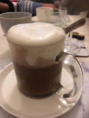 Vegan Irish coffed at 143V in Cork