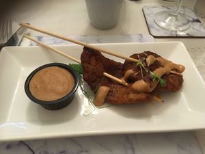 Satay skewers  at 143V in Cork