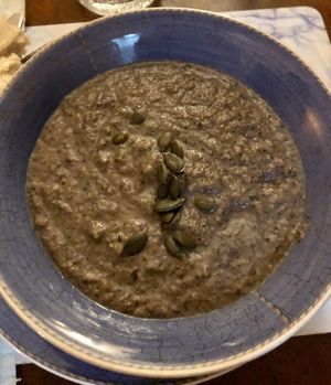 This mushroom soup was the clear winner for me.   It was so flavorful.  So well done.    at 143V in Cork