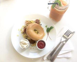 Breakfast bagel. at 143V in Cork