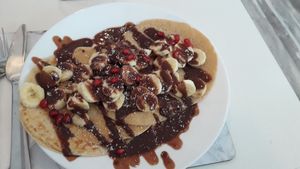 Absolutely beautiful choc-o-lot pancakes ! at 143V in Cork