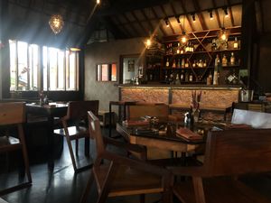inside at Kismet Restaurant & Lounge in Ubud