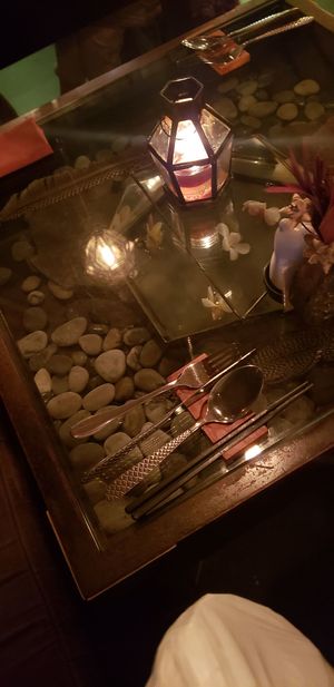 table decor at Kismet at Kismet Restaurant & Lounge in Ubud